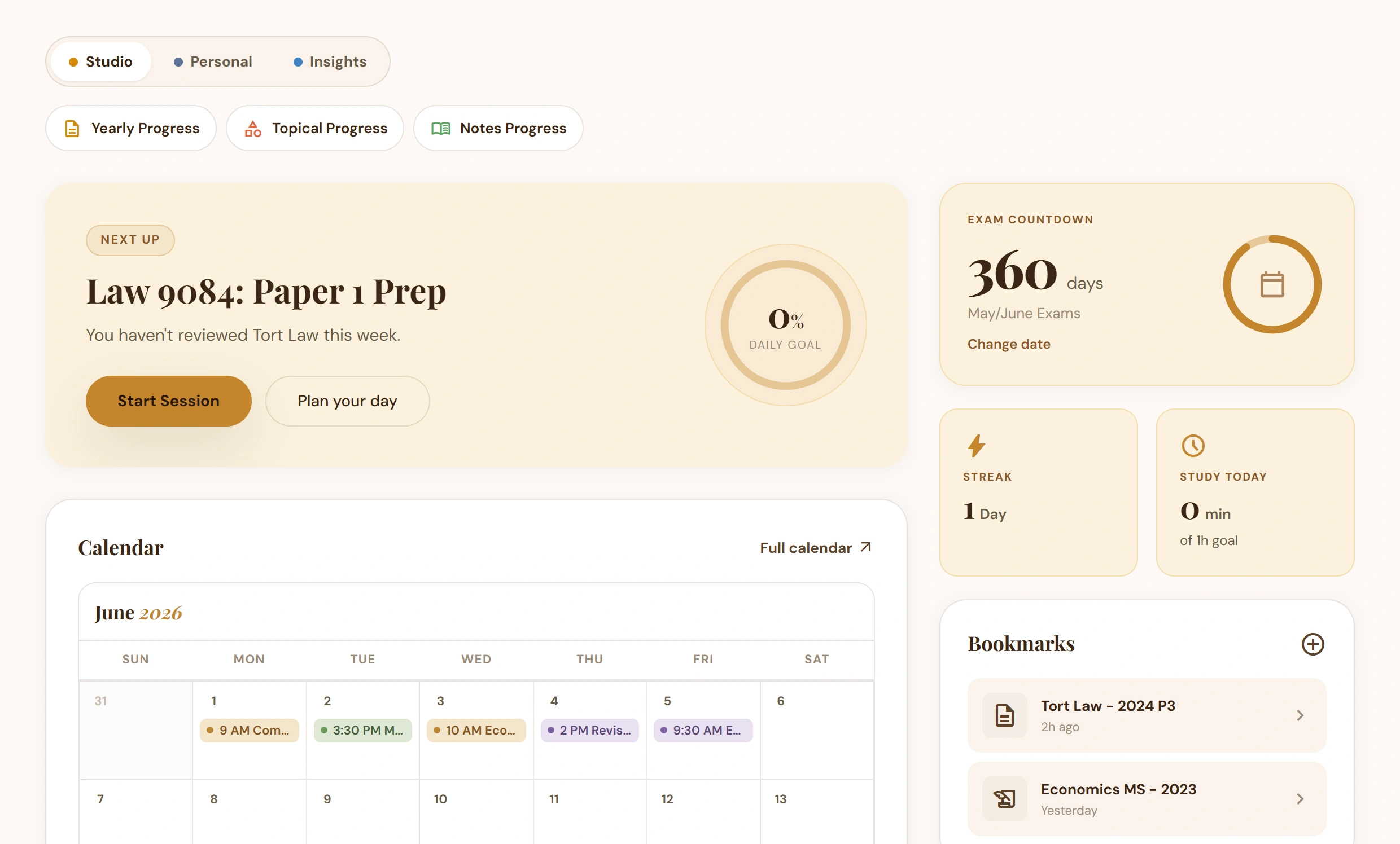 Dashboard preview